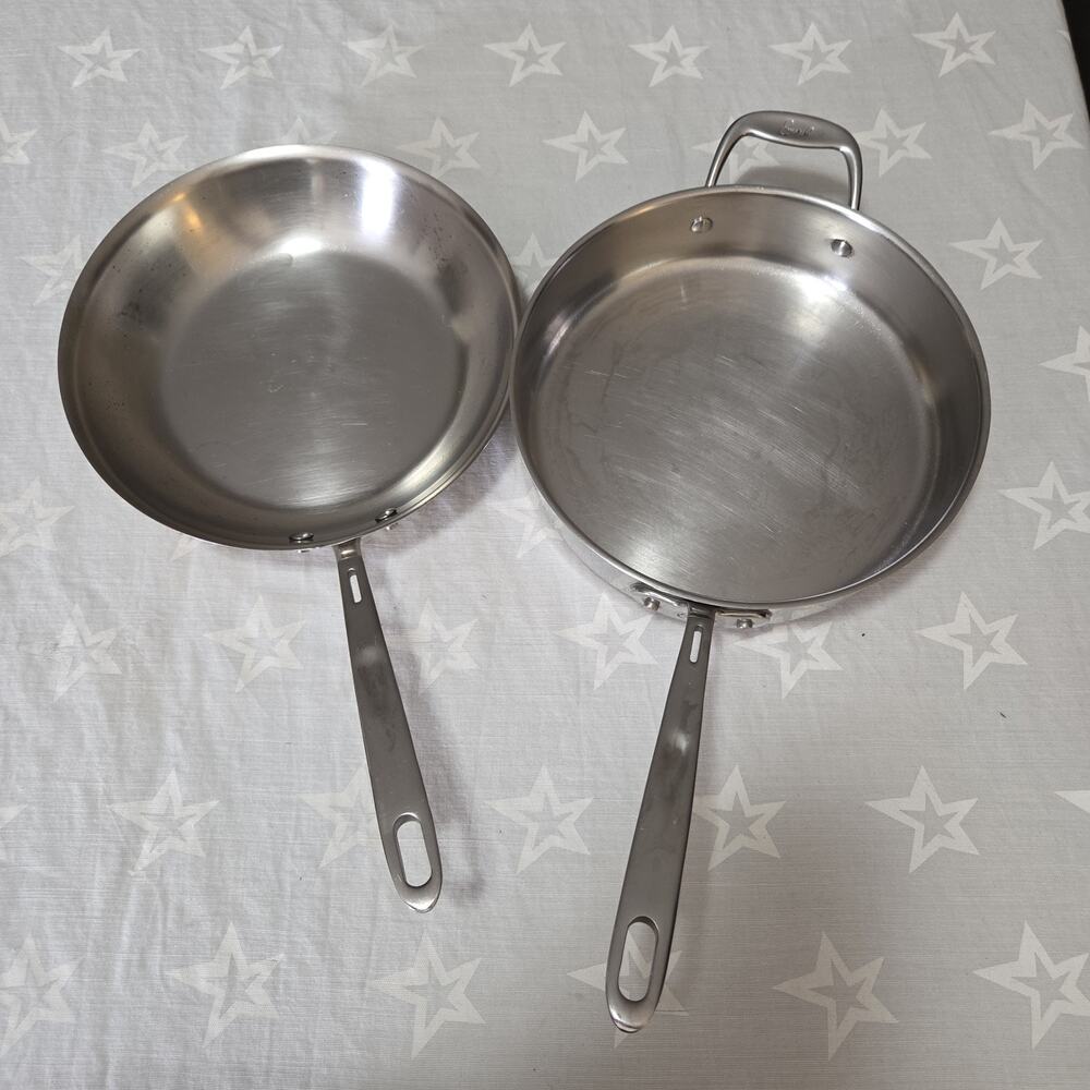 Emeril by All-Clad Copper Core 2-Pc Set 10" Skillet & 3 Qt Saute Pan